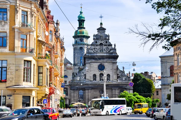Ville de Lviv en Ukraine — Photo