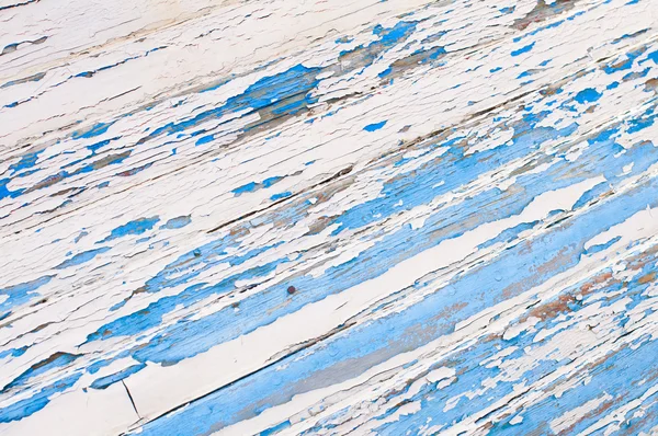 जुन्या लाकूड निळा आणि पांढरा रंगीत — स्टॉक फोटो, इमेज