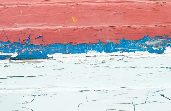 पुराने लकड़ी चित्रित नीले और लाल — स्टॉक फ़ोटो, इमेज