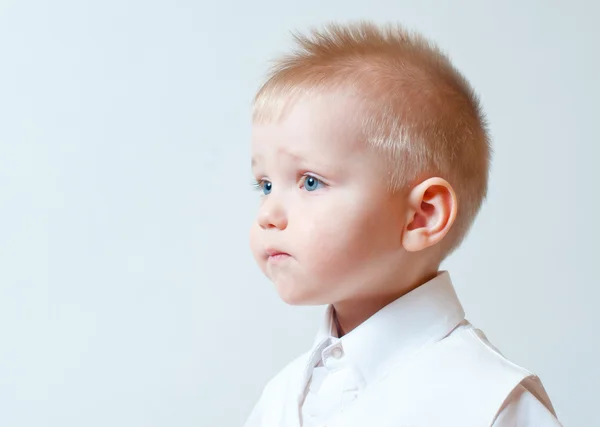 stock image Upset little boy