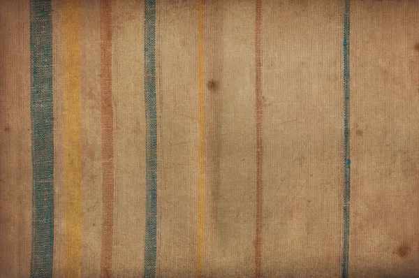 Стара смугаста тканина забарвлена — стокове фото