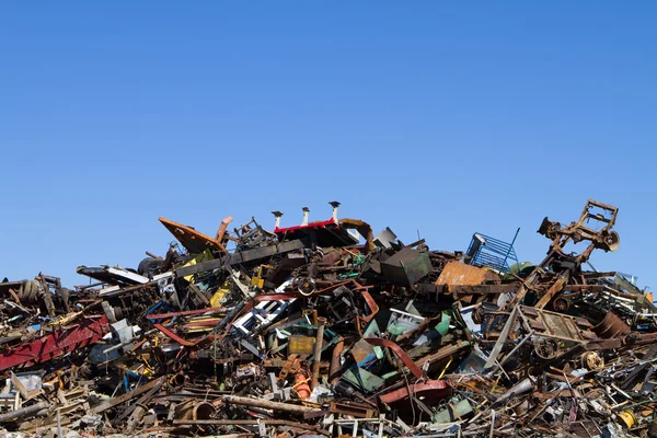 Sucata de metal Reciclagem Yard — Fotografia de Stock