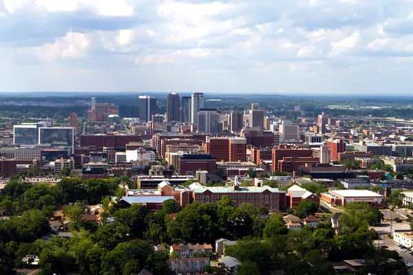 Panorama Birminghamu — Stock fotografie