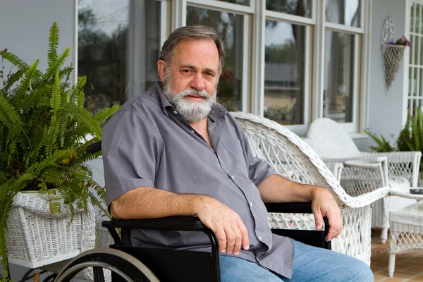 Hombre parapléjico — Foto de Stock