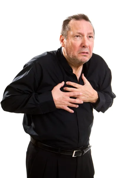 Heart Attack Man Royalty Free Stock Images