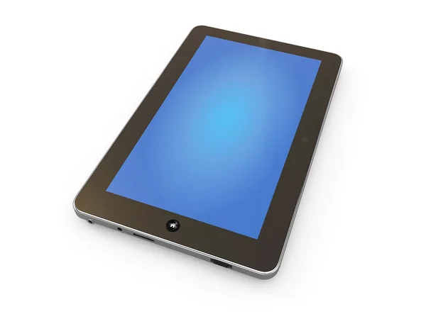 Tablet PC sobre fondo aislado blanco — Foto de Stock