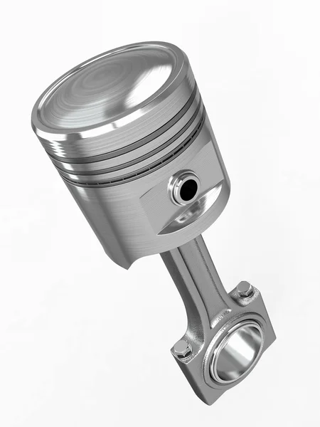 Piston and conrod. 3d — Stock Photo, Image