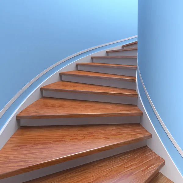 Escaleras de caracol. 3d — Foto de Stock