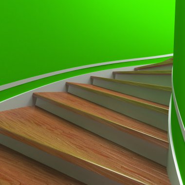 spiral merdivenler. 3D