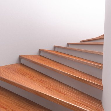 Spiral staircases. 3d clipart