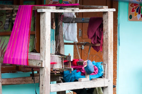 織工の織機 - 自家製織 — ストック写真