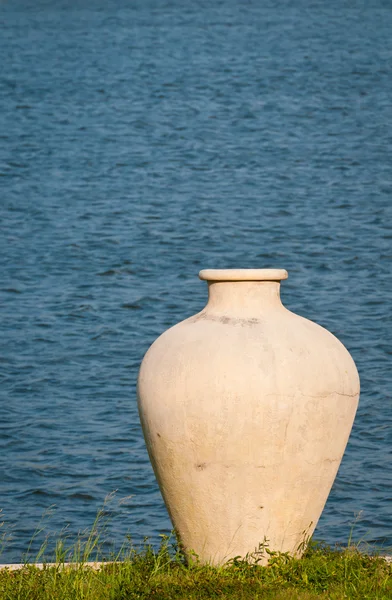 Big ancient vase in greek style — Stock Photo, Image