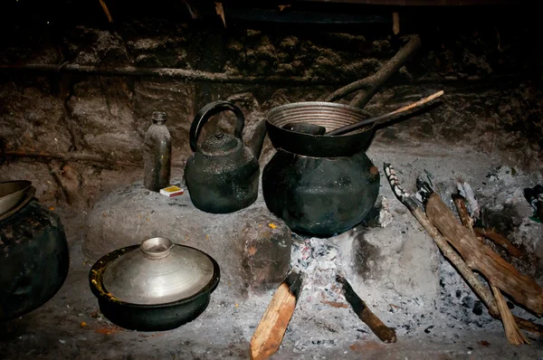 Traditional hearth in asian houses — Stock Image Traditional hearth in asian houses Royalty Free Stock Images