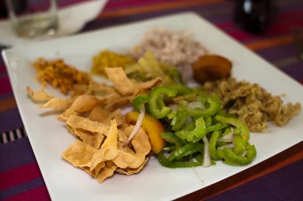 传统的斯里兰卡 lankian 食品 — 图库照片