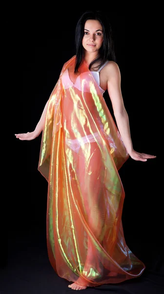 Baştan çıkarıcı güzellik kadın tunik — Stok fotoğraf