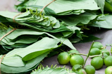 Betel op open markt