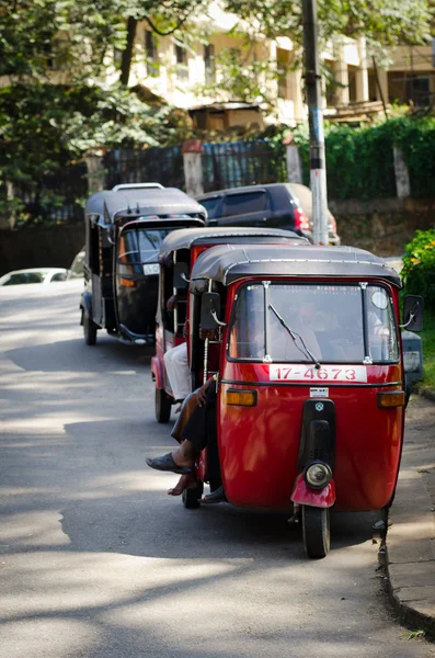 Popular asian transport as a taxi. — Stock Photo, Image