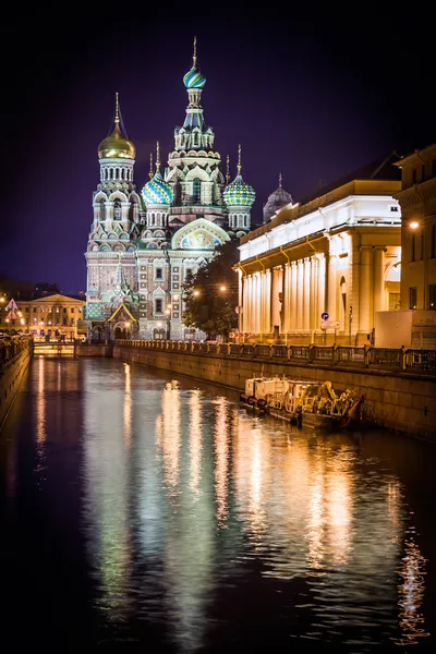 St.Petersburg, Russia. "Spas na Krovi" cathedral — Stock Photo, Image