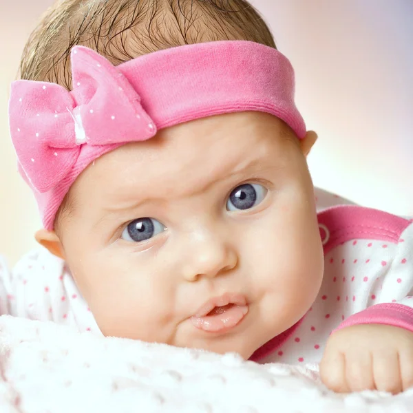 Retrato do bebezinho muito doce — Fotografia de Stock