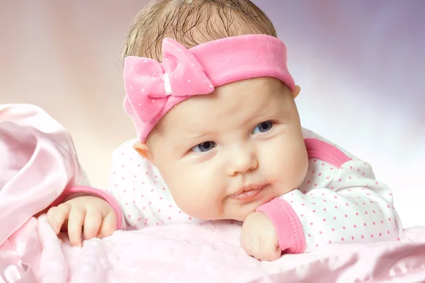 Retrato do bebezinho muito doce — Fotografia de Stock