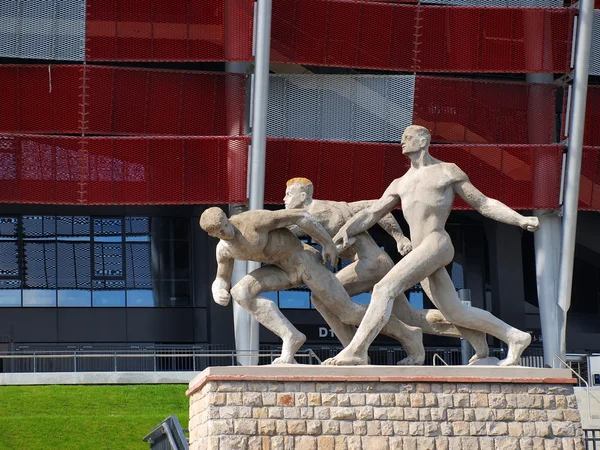 Nationale stadion in Warschau, Polen — Stockfoto