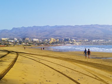 Maspalomas dunes, gran canaria, Kanarya Adaları, İspanya