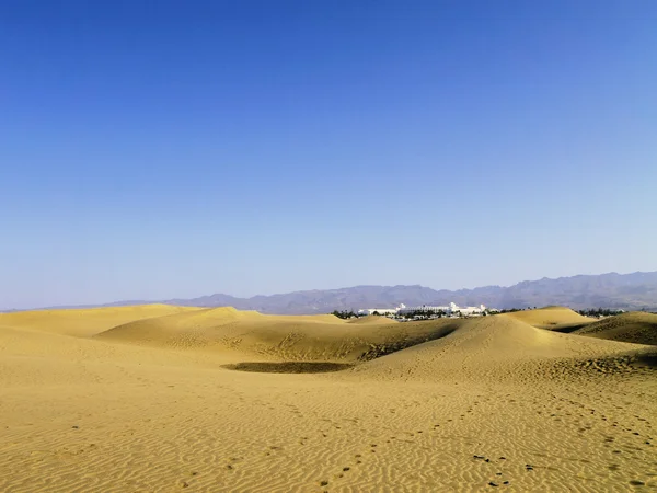 马斯帕洛马斯的沙丘，格兰加那利岛，加那利群岛西班牙 — 图库照片
