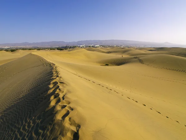 Maspalomas dunes, gran canaria, Kanarya Adaları, İspanya — Stok fotoğraf