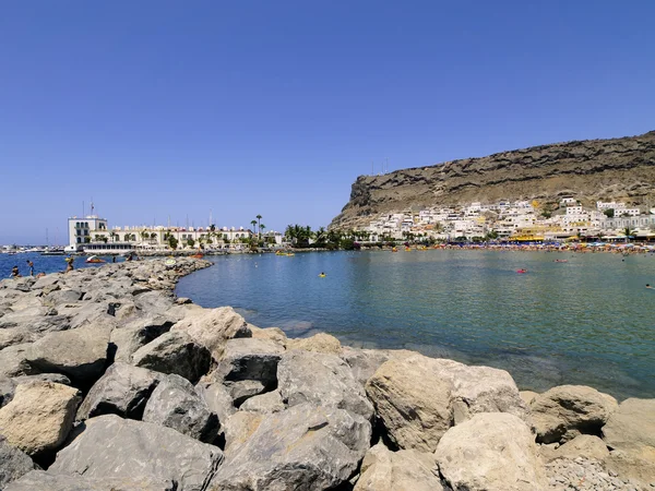 Puerto mogan, gran canaria, Kanarieöarna, Spanien — Stockfoto