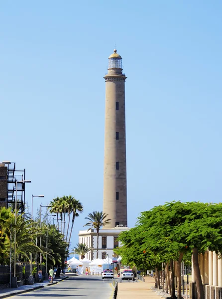 Maspalomas Lighthouse, Gran Canaria, Canary Islands, Spain — Stock Photo, Image