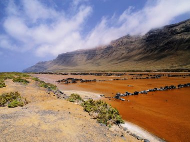 Salinas del rio, lanzarote, Kanarya Adaları, İspanya