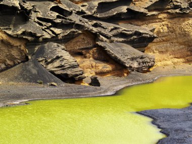 Yeşil Göl lanzarote, Kanarya Adaları, İspanya