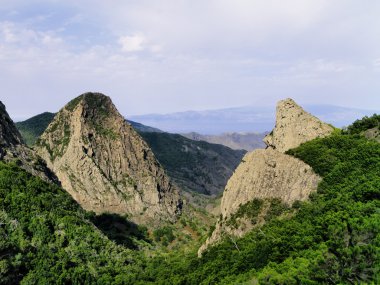 Los Roques(The Rocks), La Gomera, Canary Islands, Spain clipart