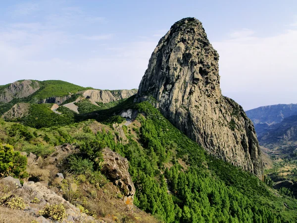 Los Roques(The Rocks), La Gomera, Wyspy Kanaryjskie, Hiszpania — Zdjęcie stockowe