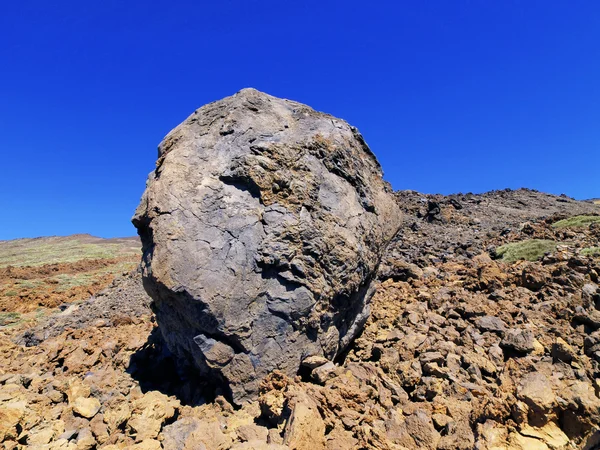 Volcanic Bomb, Teide National Park, Tenerife, Canary Islands, Spain — Stock Photo, Image