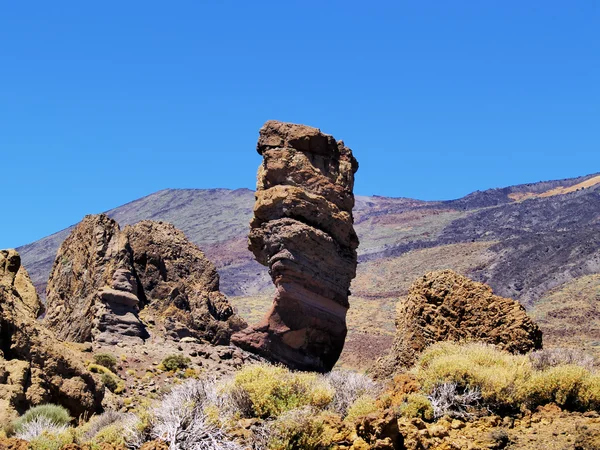 Roques de Garcia, a Teide Nemzeti Park, Tenerife, Kanári-szigetek, Spanyolország — Stock Fotó