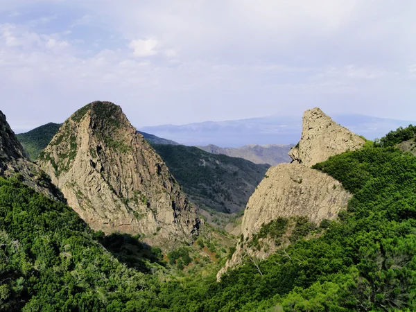 Los roques (Felsen), la Gomera, Kanarische Inseln, Spanien — Stockfoto