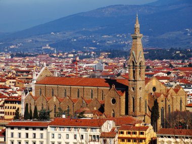 Santa croce, florence, İtalya