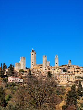 San gimignano, Toskana, İtalya