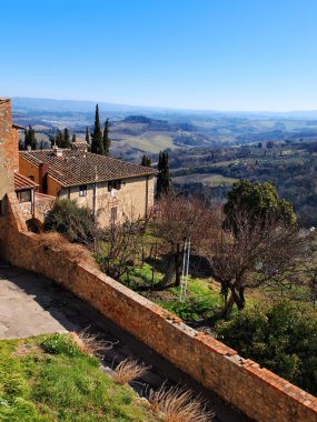 San gimignano, Toskana, İtalya