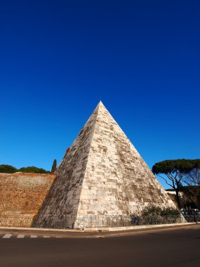 Pyramide, Rome, Italy clipart