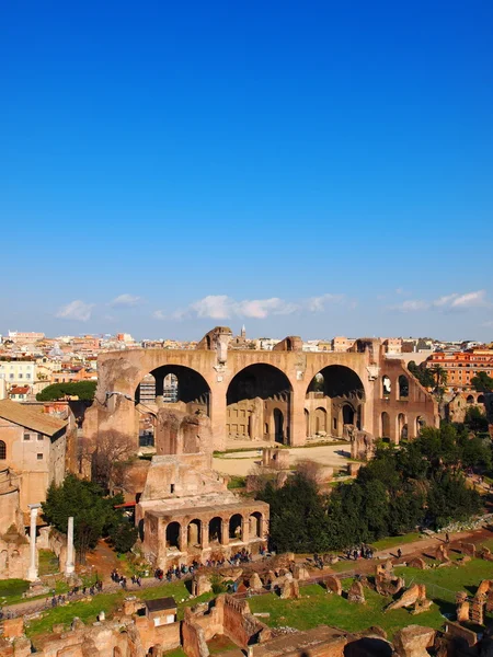 Het Romeinse forum, rome, Italië — Stockfoto