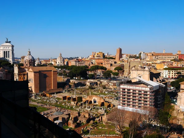 Den romerska forumet, Rom, Italien — Stockfoto