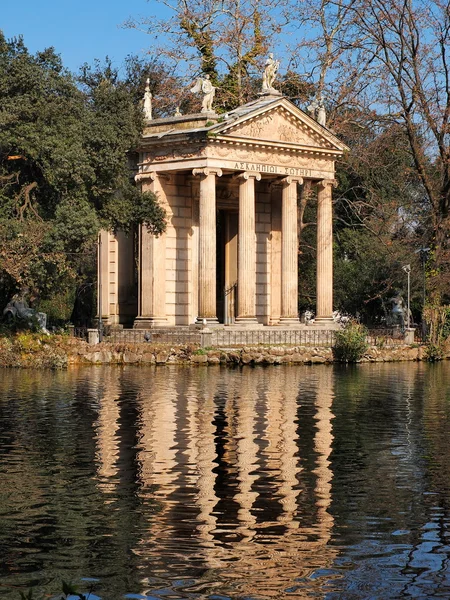 Villa borghese Bahçe, Roma, İtalya — Stok fotoğraf