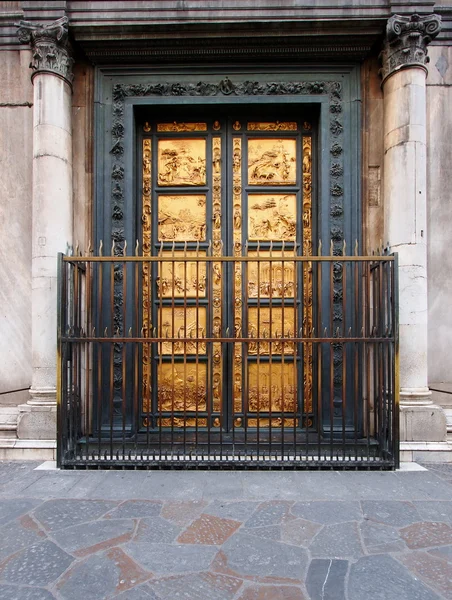 stock image Doors of the baptistery, Florence, Italy