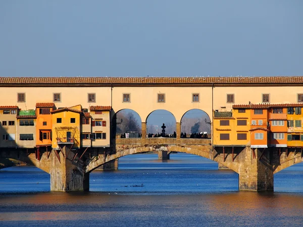 Ponte Vecchio, Floransa, İtalya — Stok fotoğraf