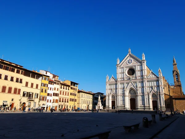 Santa Croce, Firenze, Olaszország — Stock Fotó