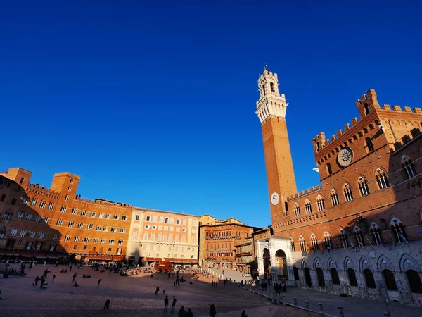 Ayuntamiento de Siena, Italia — Foto de Stock