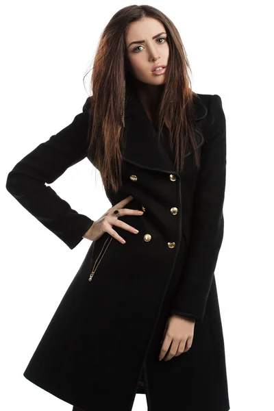 Güzel moda kadın ceket — Stok fotoğraf