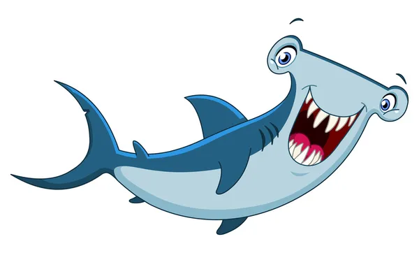Çekiç kafalı köpek balığı — Stok Vektör